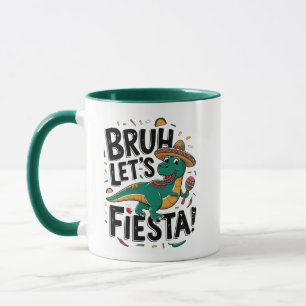 Lasst uns Fiesta Cinco De Mayo Tasse – Buntes Mexi