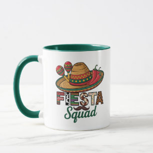 Lasst uns Fiesta Cinco De Mayo Tasse – Buntes Mexi