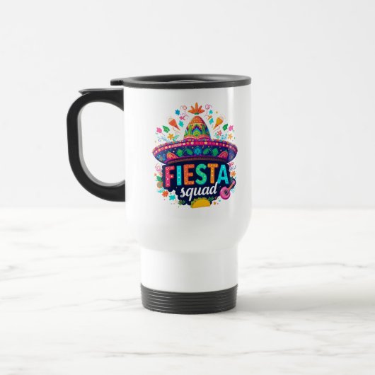 Lasst uns Fiesta Cinco De Mayo Tasse – Buntes Mexi (Links)