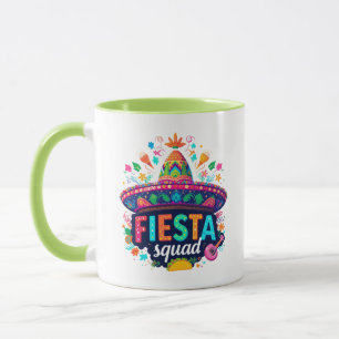 Lasst uns Fiesta Cinco De Mayo Tasse – Farbige Mex