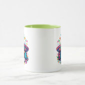 Lasst uns Fiesta Cinco De Mayo Tasse – Farbige Mex (Zentrum)