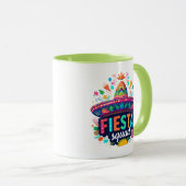 Lasst uns Fiesta Cinco De Mayo Tasse – Farbige Mex (VorderseiteRechts)