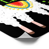 Lasst uns Fiesta Como Te Llamas Cinco De Mayo Como Poster (Ecke)