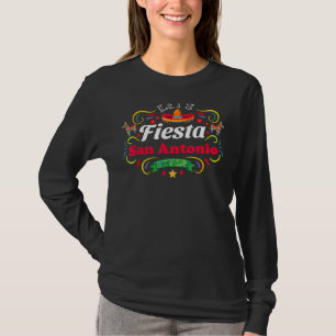 Lasst uns Fiesta Drinking Party San Antonio Cinco T-Shirt