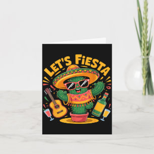 Lasst uns Fiesta feiern mexikanisch 5 de mayo lust Karte