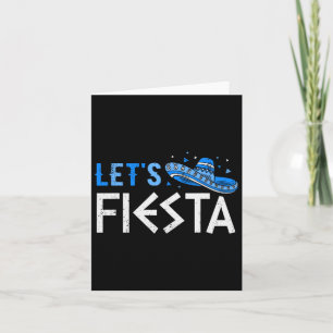 Lasst uns Fiesta Funny Griechisch Ostern Cinco De Karte