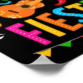 Lasst uns Fiesta für das lustige Cinco De Mayo Cos Poster (Ecke)