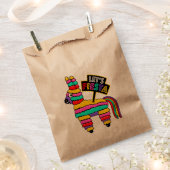 Lasst uns Fiesta Gönnertaschen mit Esel piñata bev Geschenktütchen (Ausgeschnitten)