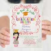 Lasst uns Fiesta Graduation Party Einladung