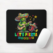 Lasst uns Fiesta Mexico Fiesta Taco Guitar Cactus Mousepad (Mit Mouse)