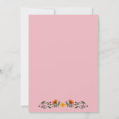 Lasst uns Fiesta Party einladen Einladung (Rückseite)