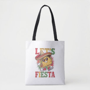 Lasst uns Fiesta Taco Design Fun Cinco de Mayo Mex Tasche