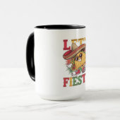 Lasst uns Fiesta Taco Design Fun Cinco de Mayo Mex Tasse (Vorderseite Links)