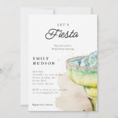 Lasst uns Fiesta Tequila Bridal Dusche einladen Einladung (Vorderseite)
