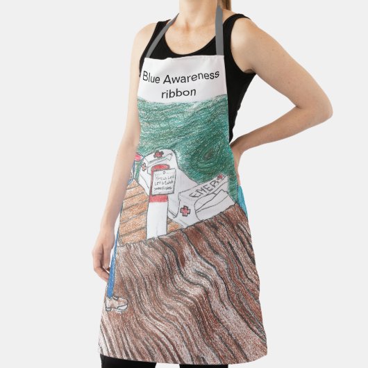 "Lasst uns fischen gehen" Schürze (InSitu)