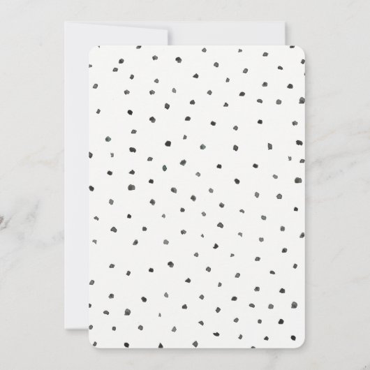 Lasst uns Flamingle | Einladung der Babydusche (Rückseite)