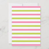 Lasst uns Flamingle spielen! Tropical Flamingo Bir Einladung (Rückseite)