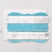 Lasst uns Flamingle Striped 16 . Geburtstag Einlad Einladung (Rückseite)