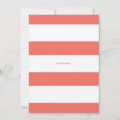 Lasst uns Flamingle Tropical Baby Sprinkle Dusche Einladung (Rückseite)