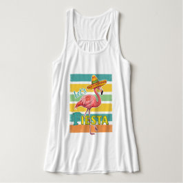 Lasst uns Flamingo Cinco De Mayo feiern Tank Top