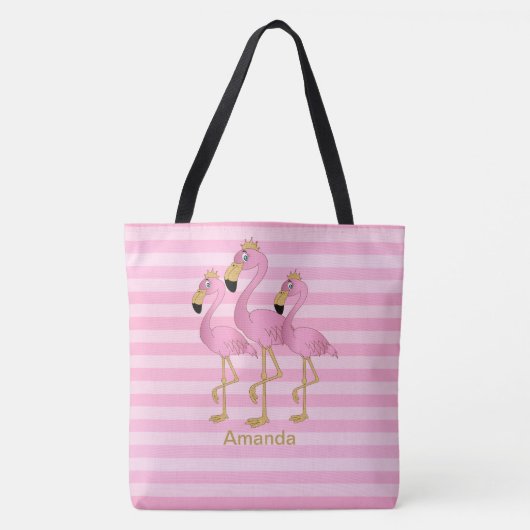 Lasst uns Flamingo Tasche (Vorderseite)