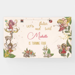 Lasst uns flattern und wirbeln, Märchengarten Gebu Banner