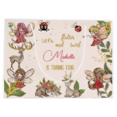 Lasst uns flattern und wirbeln, Märchengarten Gebu Große Geschenktüte (Rückseite)