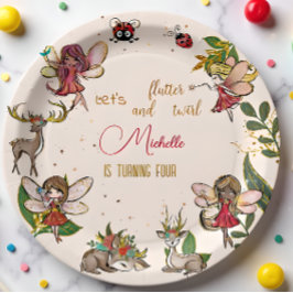 Lasst uns flattern und wirbeln, Märchengarten Gebu Pappteller
