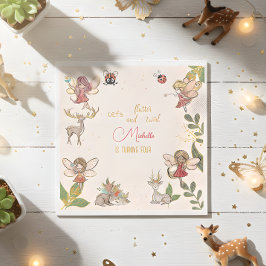 Lasst uns flattern und wirbeln, Märchengarten Gebu Serviette