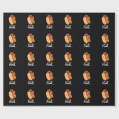 Lasst uns Frank Funny Frankfurter Pun Dark BG sein Geschenkpapier (Flach)