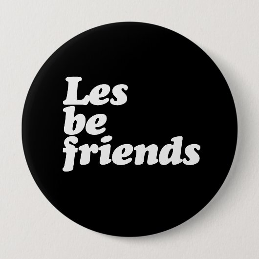 Lasst uns Freunde sein Button (Vorderseite)