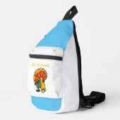 Lasst uns Freunde sein Crossbody Bag (Rechte Ecke)