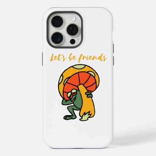 Lasst uns Freunde sein iPhone Hülle (Rückseite)