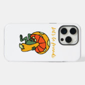 Lasst uns Freunde sein iPhone Hülle (Rückseite (Horizontal))