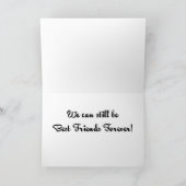 Lasst uns Freunde sein Karte (Innenseite)