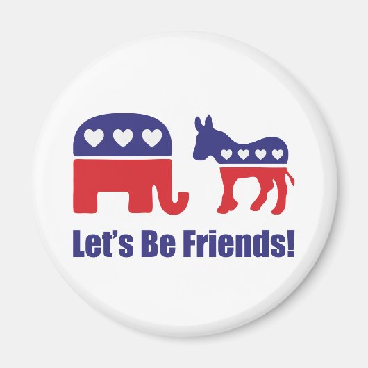 Lasst uns Freunde sein! Magnet (Vorne)