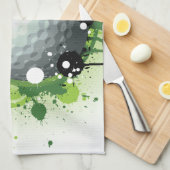 Lasst uns für den Golfsport T-Shirt machen Geschirrtuch (Viertel Falte)