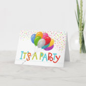 Lasst uns gebacken werden! (Geburtskarte) Karte (Vorderseite)