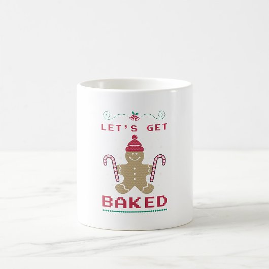 Lasst uns gebacken werden kaffeetasse