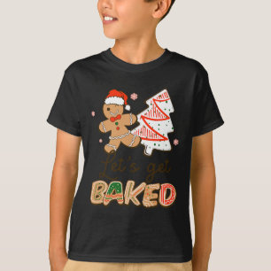 Lasst uns gebackene Cookie-Back-Team-Spaß-Weihnach T-Shirt