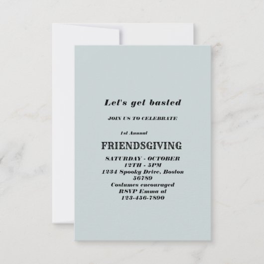 Lasst uns gebastelt werden | Einladung der Freunde (Vorderseite)