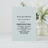 Lasst uns gebastelt werden | Einladung der Freunde (Stehend Vorderseite)