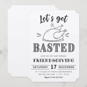 Lasst uns gebastelt werden | Einladung der Freunde (Vorne/Hinten)