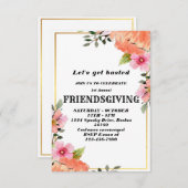 Lasst uns gebastelt werden | Einladung der Freunde (Vorne/Hinten)