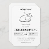 Lasst uns gebastelt werden | Einladung der Freunde (Vorne/Hinten)