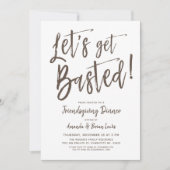 Lasst uns gebastelt werden | Freundliches Party Einladung (Vorderseite)