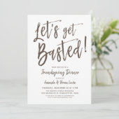 Lasst uns gebastelt werden | Freundliches Party Einladung (Stehend Vorderseite)