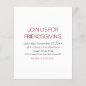 Lasst uns gebastelte Haushaltsfreunde einladen Flyer (Hinten)