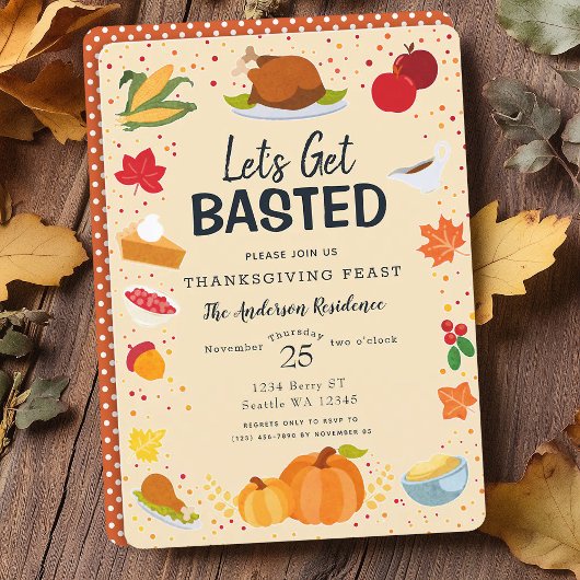 Lasst uns gebastelten Erntedank bekommen Einladung