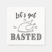 Lasst uns gebastelten Erntedank Napkins bekommen Serviette (Vorderseite)